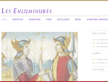 Tablet Screenshot of lesenluminures.com